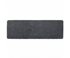 JVL Tanami 2-Tone Fleck barriera Runner zerbino, 80Â cotone/20% Sintetico/Gel Backing, Antracite, 50Â x 150Â x 0.5Â cm