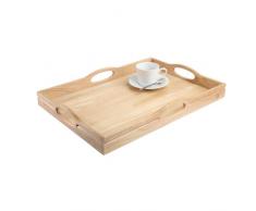 T&G Woodware - Vassoio in Legno di Hevea, 4 Manici