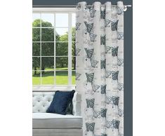 Splendid Papilion - Tenda con Occhielli, 140 x 245 cm, Colore: Blu