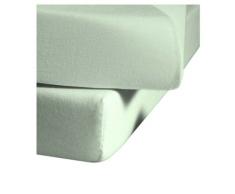 fleuresse 1212 Fb. 3240 Lenzuolo in jersey con angoli elasticizzati, 150x200 cm, colore: Verde giallo