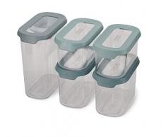 Joseph Joseph CupboardStore Set di 5 contenitori con paletta per credenza - Opale