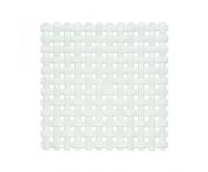 kela 21227 Samos - Tappetino per Doccia in PVC, Antiscivolo e Antibatterico, 54 x 54 cm, Colore: Beige