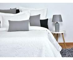 MI CASA - Copriletto in Cotone, 250 x 270 cm, Colore: Bianco