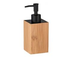 Wenko 23984100 - Dispenser per Sapone Liquido Padua, capacitÃ 0,21 l, in bambÃ¹, 8 x 18 x 7 cm, Colore Marrone