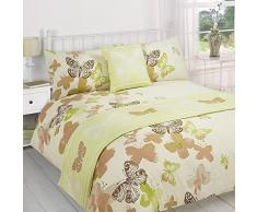Dreamscene, lussuoso letto in una borsa, Poliestere, verde/marrone/naturale, super-king