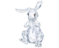 Swarovski Rabbit - Statuetta di Cristallo, 6.3, Colore: Bianco