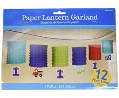 Album Amscan lampade sferiche Ghirlanda di Carta con Il Testo in Inglese