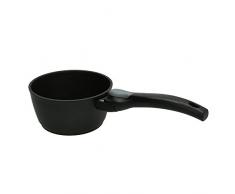 Tognana Absoluta Casseruola con Manico Amovibile, Alluminio, Nero, 16 cm