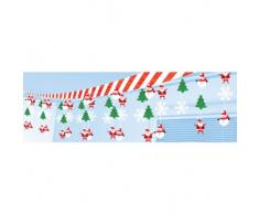 Amscan International - Decorazioni natalizie da appendere, motivi: pupazzo di neve e Babbo Natale