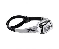 Petzl Swift RL Torcia a Fascia Bacca, Grigio LED 7.8 W, Black