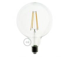 Creative-Cables CBL700120 Lampadina LED Globo G125 Filamento Lungo 7,5W E27 Decorativa Vintage Dimmerabile 2200K, Multicolore