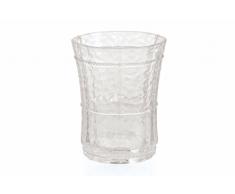 Villa dâEste Home Tivoli Marine, Bicchiere Acqua Policarbonato, Trasparente, 8.5 x 8.5 x 11 cm