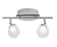 Brilliant, Sistema da 2 Faretti LED da soffitto, 5 watt, 420 lumen