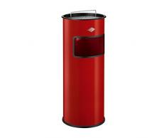 WESCO 150 601-02 - Pattumiera posacenere da Esterno, 30 L, Colore: Rosso