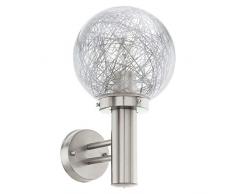 Eglo NISIA 1 Lampada da Esterno 60 W, Acciaio Inox