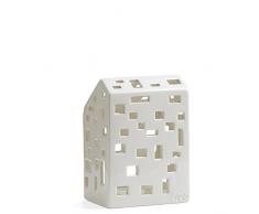 KÃ¤hler Urbania - Portalumini in Ceramica, 8 x 14,5 cm, Colore Bianco