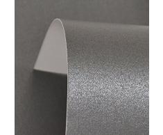 DALTON MANOR, Carta perlata, Formato A4, 300 g/mq, su Un Lato, di Alta qualitÃ , 28 Colori a Scelta (Carbone)