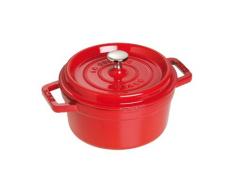 STAUB Cocotte Casseruola, Ghisa, 20 cm, Rosso Ciliegia