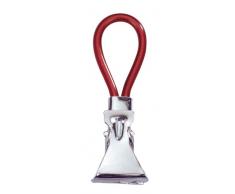 Wenko 4435010100 - Mollette con asola, 1,7 x 1 x 5,3 cm, confezione da 4 pezzi assortiti, acciaio galvanizzato