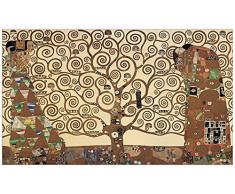 Artopweb Pannelli Decorativi Klimt The Tree of Life Quadro, Legno, Multicolore, 136x1.8x80 cm