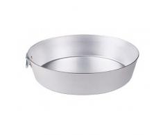 Pentole Agnelli FAMA4326 Tortiera Conica con Anello, Alluminio, Argento, 26 cm