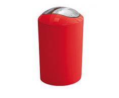 Kleine Wolke 5063466858 Glossy - Pattumiera per Bagno, da 5 Litri, Colore: Rosso