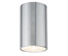 Paulmann 925.47 - Lampada a soffitto in alluminio, altezza 135 mm, diametro 83 mm