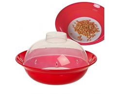 Progressive gmmc-880ml CUIT Popcorn Microonde, Plastica, Rosso, 26Â x 26Â x 16Â cm