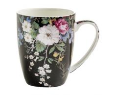 Maxwell & Williams WK Mug 400 Ml Midnight Blossom Tavola, Porcellana, Unica