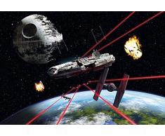 Komar Star Wars Millennium Falcon, Carta da Parati, Multicolore, 8 Pezzi