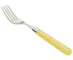 Naif Cuore forchetta da tavola, Giallo, 0.1Â x 0.1Â x 0.1Â cm