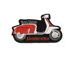 Lambretta LADM01 Zerbino, PVC, Rosso, 80x40x2 cm