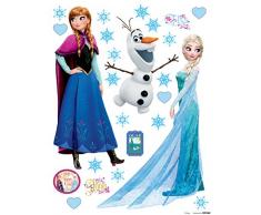 AG Design DKs 1095 Wall Sticker Disney-Autoadesivo, Carta, Multicolor, 30 x 30 cm
