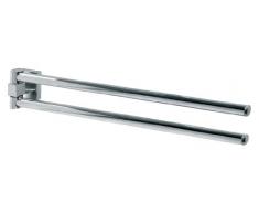 Bisk Arktic 01462 Porta Asciugamani con Braccio oscillante, 48 x 5 x 6.5 cm