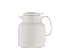 Helios Mondo Push caraffa in plastica, plastica, White, 1,0 L