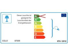 EGLO 87009 lampada a sospensione regolabile in altezza, legno, E27, marrone