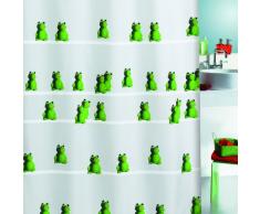 Spirella Quack Green 10.10643 Tenda per Doccia in Tessuto 180x200 cm
