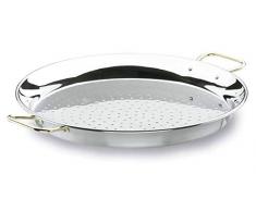 Lacor 60142- Padella per paella valenciana inox 42 cm