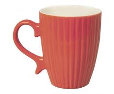 Excelsa Parisienne Mug 325 ml, Porcellana, Rosso, 8.3000000000000007x8.3000000000000007x10.199999999999999 cm