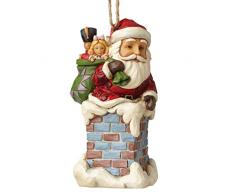 Enesco Hearwood Creek By Jim Shore HWC Babbo Natale nel Camino, PVC,, 6x8x9.5 cm