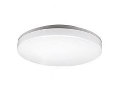 Plafoniera LED SMD 15W Trimless soffitto circolare IP44 1250LM VT-8033 - SKU 1388 Bianco Caldo 3000K