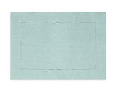 Excelsa Cottage Tovaglietta, Cotone, Azzurro, 48x33x1 cm