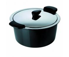 KUHN RIKON of Switzerland Hotpan - Pentola per Servizio in tavola, 18 cm, 2,0 l, Colore: Nero