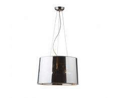 Ideal Lux London SP5 Lampada a Sospensione E27, Cromo