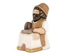 THUNÂ® - Uomo Maniscalco - Versione Bianca - Statuine Presepe Classico - Ceramica - I Classici