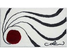 Grund 18-4040 - Tappeto da bagno, design di Luigi Colani, 100% poliammide supersoft, bianco, 80 x 150 cm