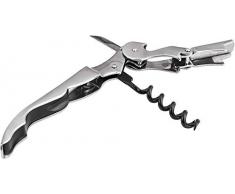 Levivo Apribottiglie sommelier con lama per capsula, cavatappi, accessori sommelier, coltello sommelier, cavatappi sommelier, utensili, cavatappi vino, apribottiglie vino, coltello cavatappi, acciaio