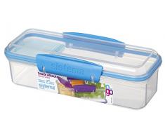 Sistema 21479 To Go Porta Pranzo, Polipropilene, 2 Scomparti, 0.41 lt