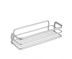 Metaltex serie VIva! - Mensola rettangolare 1 ripiano per bagno - (404804)