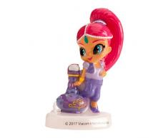 Shimmer And Shine Candela Figurine 3d, Blu, 6 UnitÃ